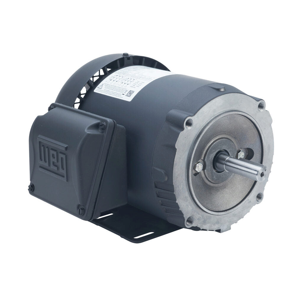 WEG Electric S Standard Efficiency | 1/4 HP, 1800 RPM, 3-Phase (NEMA 56C)